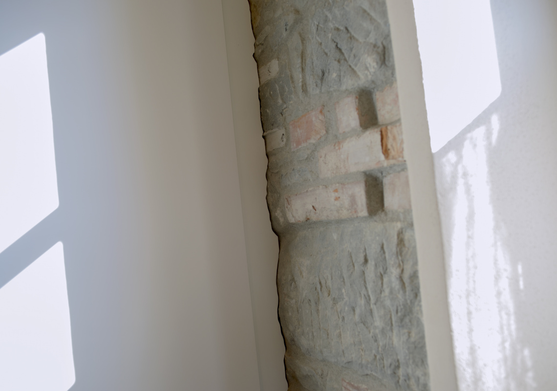 liebevolles Detail beim Mauerwerk