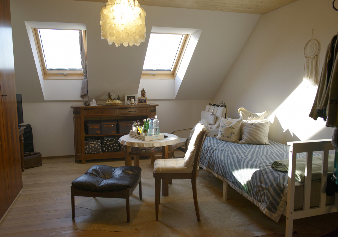 Schlafzimmer im Dachgeschoss