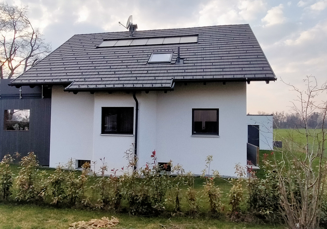 das Haus mitten im Grünen