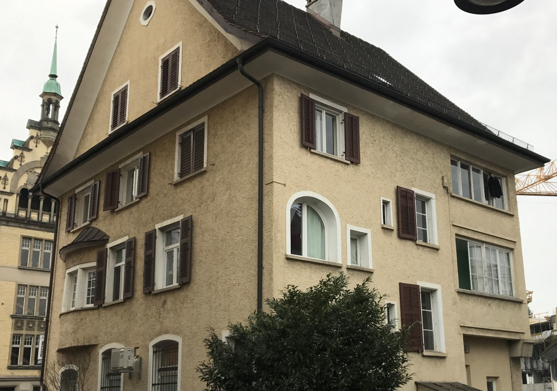 Das Stadthaus vor der Sanierung