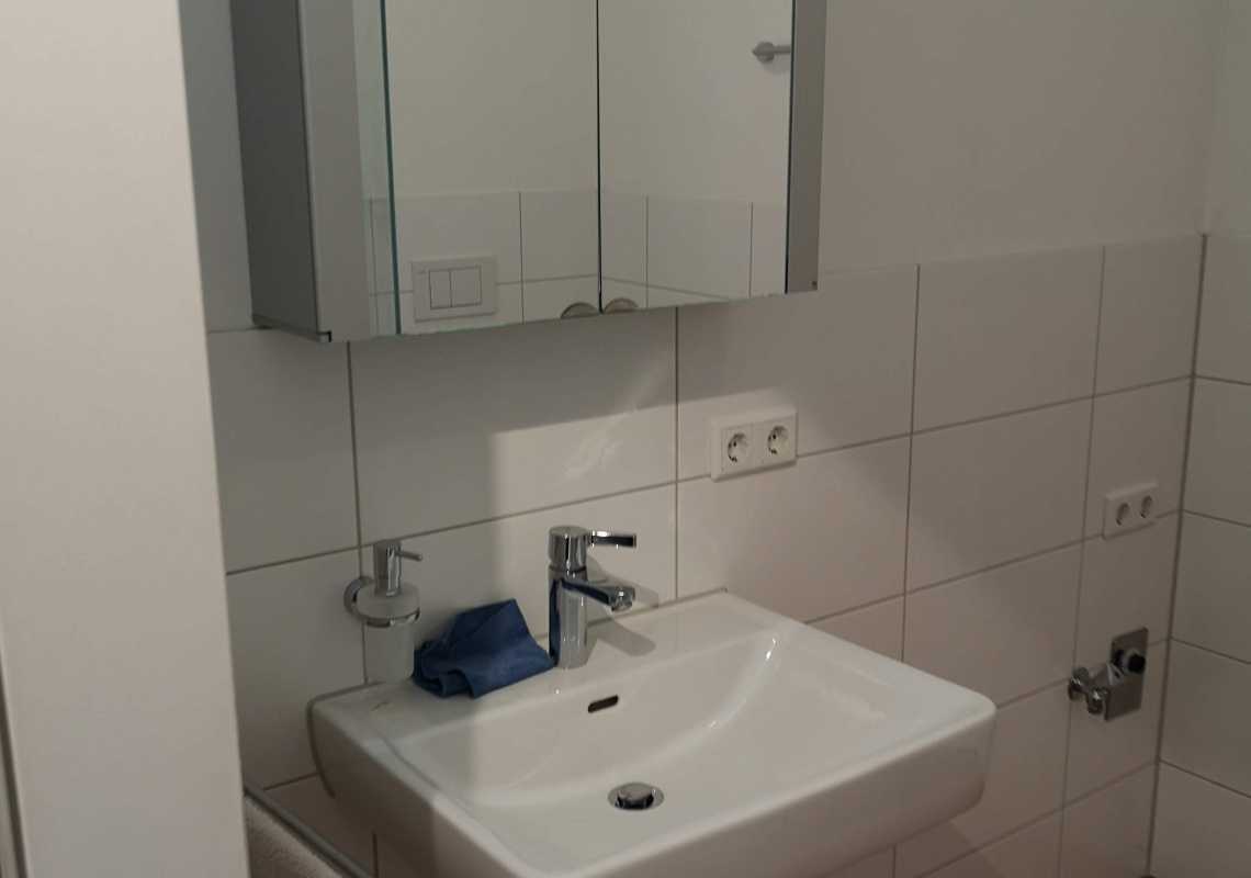 Das Badezimmer vorher