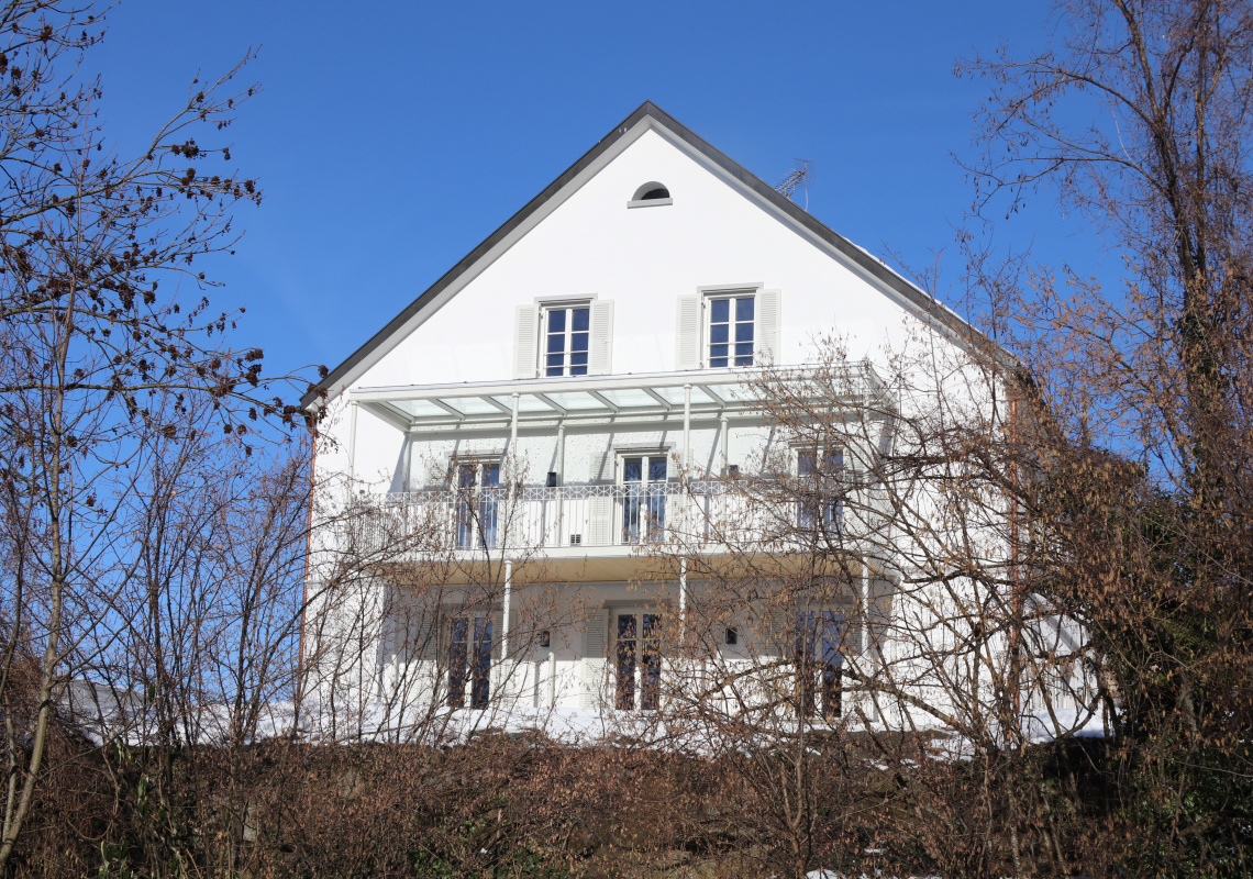 Südansicht mit Balkon