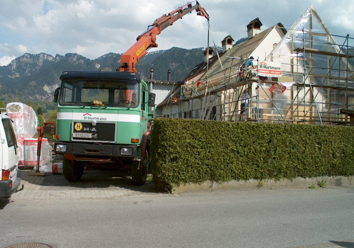 Der Umbau ist in vollem Gange