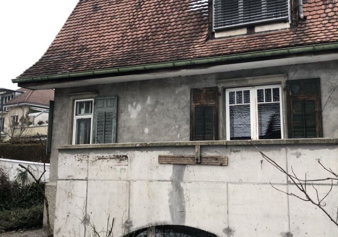 Stadthaus aus dem Jahr 1914 vor der Sanierung