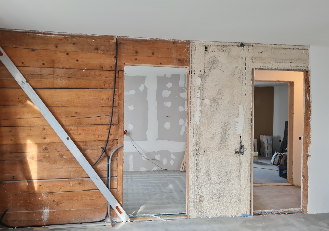 © privat während des Umbaus