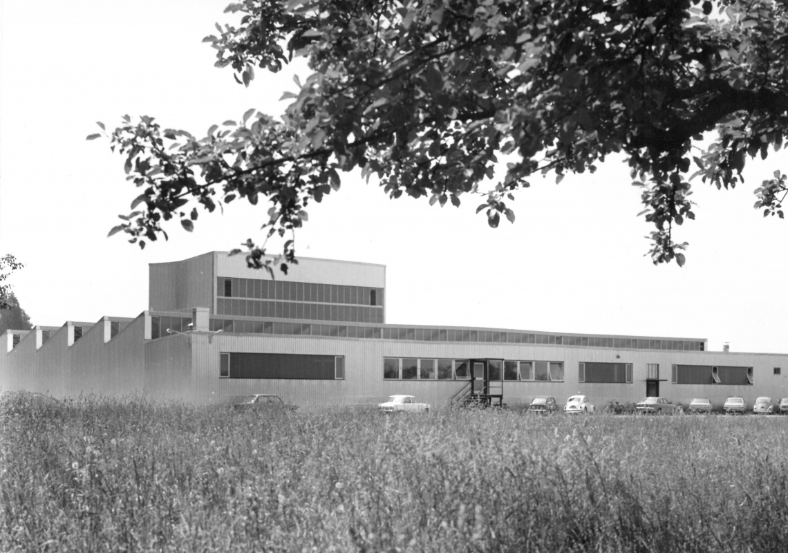 Das Firmengebäude im Jahr 1974
