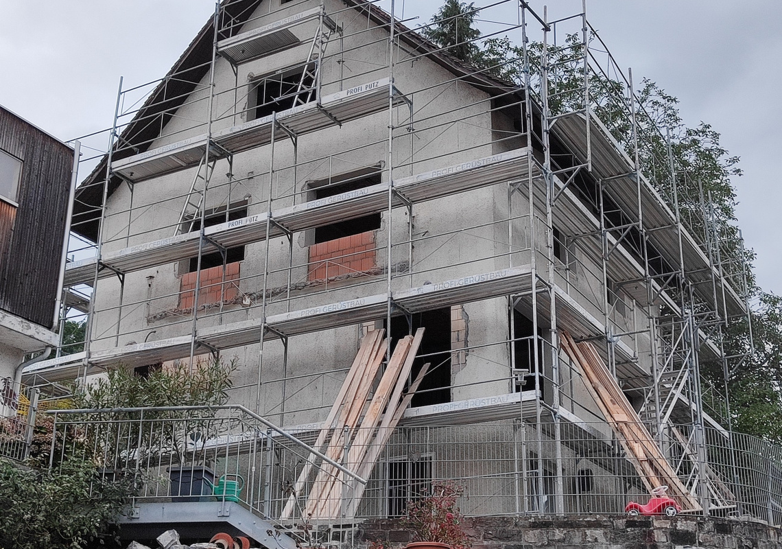 © privat der Umbau läuft