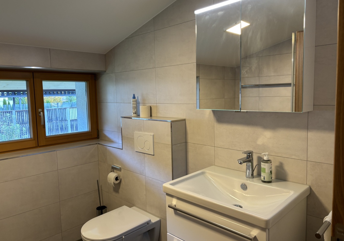 Badezimmer nach dem Umbau 