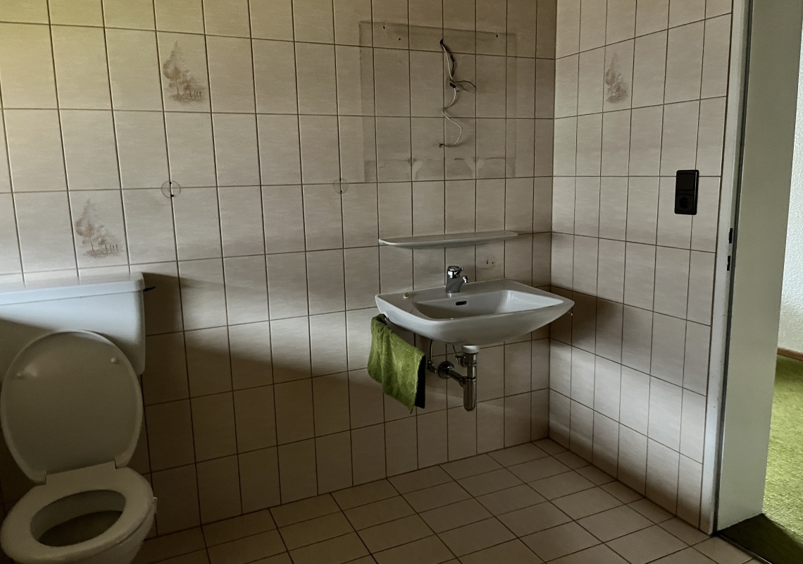 WC vor der Sanierung