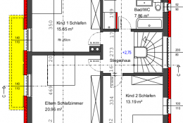 Grundriss Obergeschoss