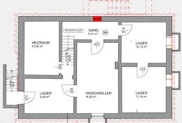 Grundriss Kellergeschosss